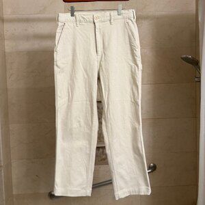 Uniqlo Denim Work pants / jeans, white, size S with 25.5" inseam